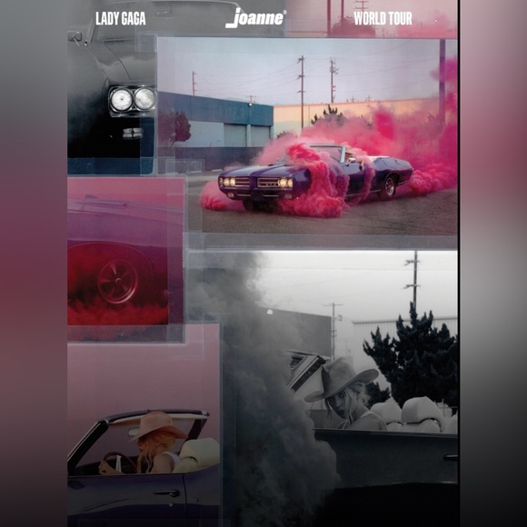 Lady Gaga Joanne Tour 2017-2018 Merch Poster - Picture 1 of 2